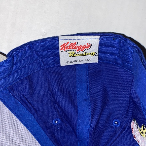 NASCAR Kellogg's Racing Hat Jimmie Johnson #48 Team Blue 2008 Logo Number Cap - Picture 6 of 6